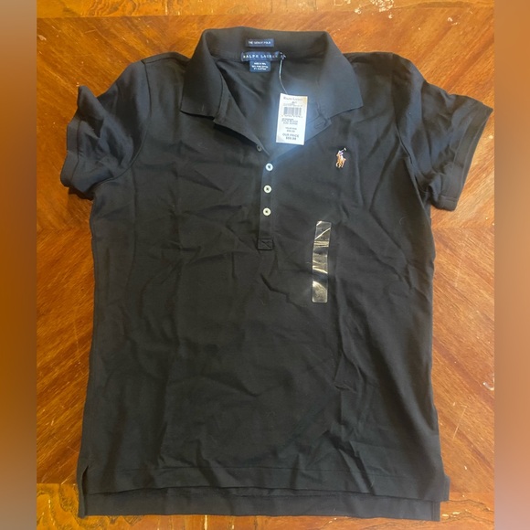 Skinny Polo by Ralph Lauren NWT Black - Picture 3 of 3